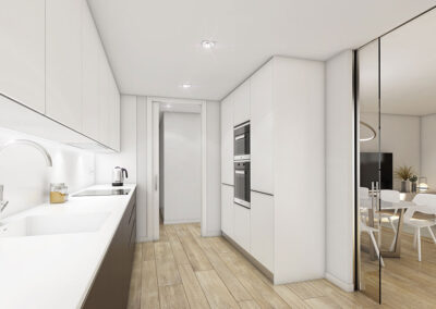 Lezkairu cocina abierta al salón