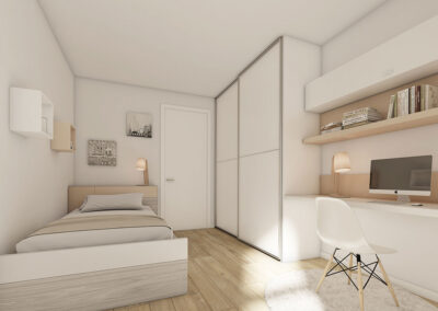 Lezkairu viviendas dormitorio